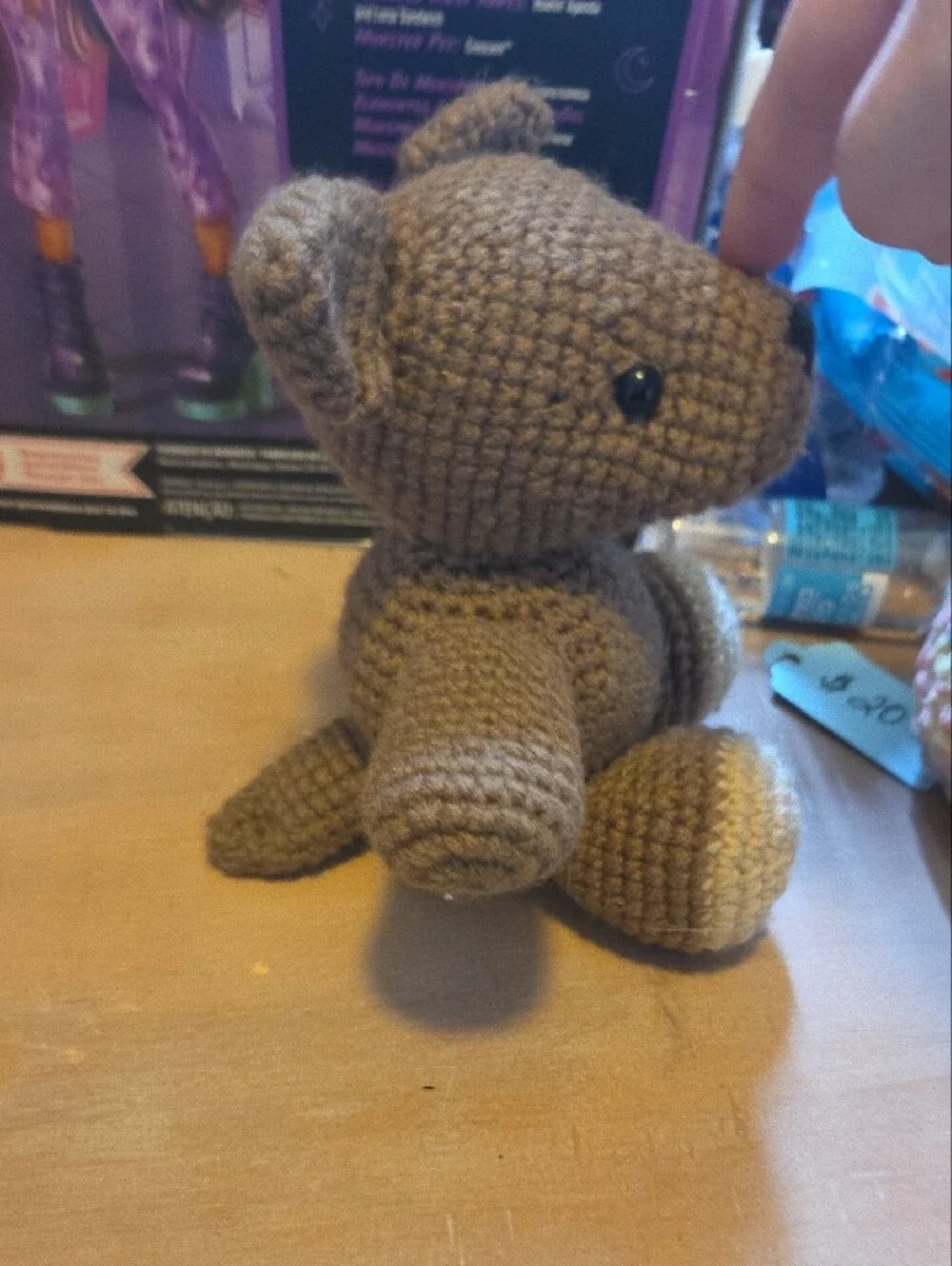 Handmade Crochet Joey (Baby Kangaroo)